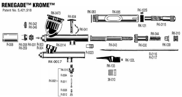 Badger Airbrushes Instructional Booklets: Renegade Krome