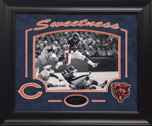 Walter Payton Chicago Bears Photo 'Sweetness'  Autographed Framed  Memorabilia & Collectibles Signed and Unsigned