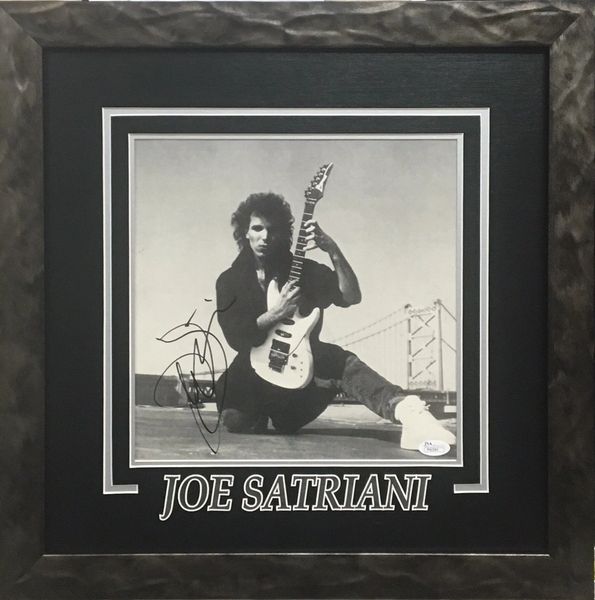 Joe Satriani Signed 10x10 Album Sleeve Framed