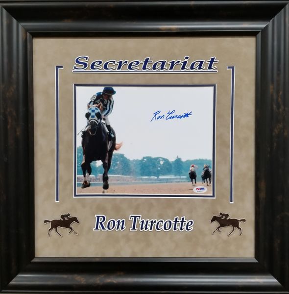 Ron Turcotte "SECRETARIAT" signed 8x10