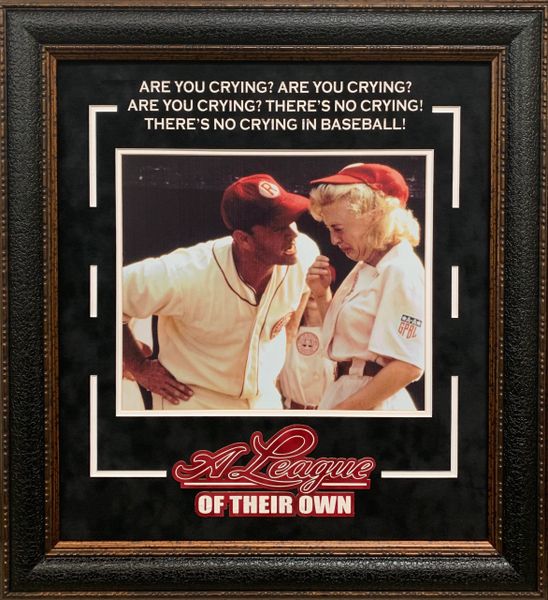 TOM HANKS A LEAGUE OF THEIR OWN NO CRYING 11X14