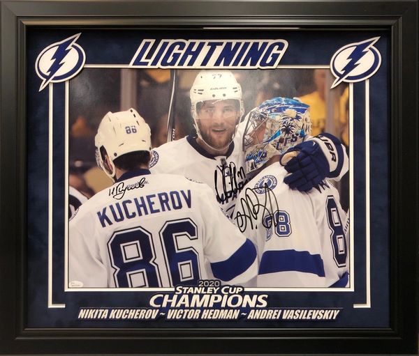 Nikita Kucherov Tampa Bay Lightning Framed Autographed 16 x 20