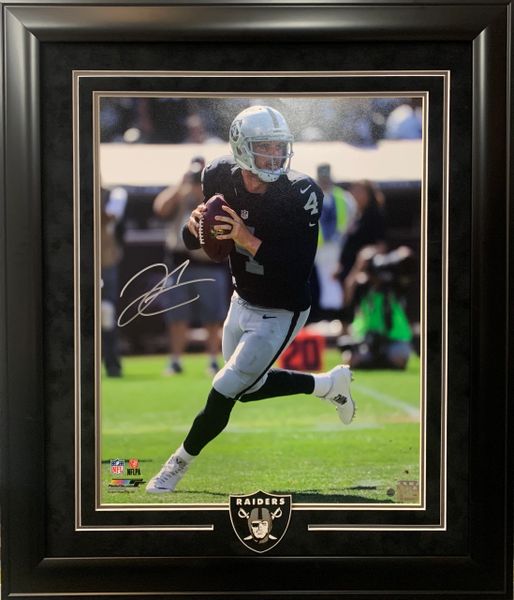 DEREK CARR RAIDERS SIGNED 16X20 PHOTO