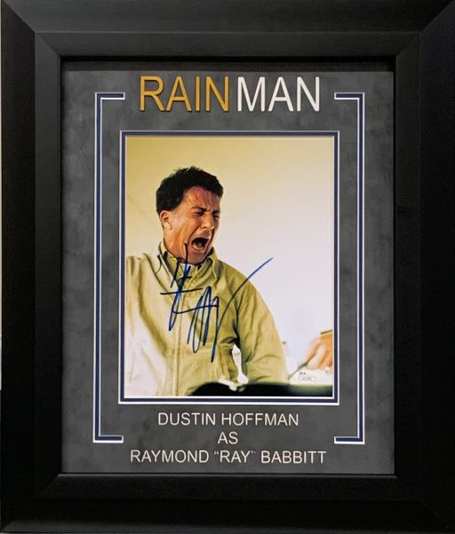 DUSTIN HOFFMAN RAIN MAN SIGNED 8X10 PHOTO