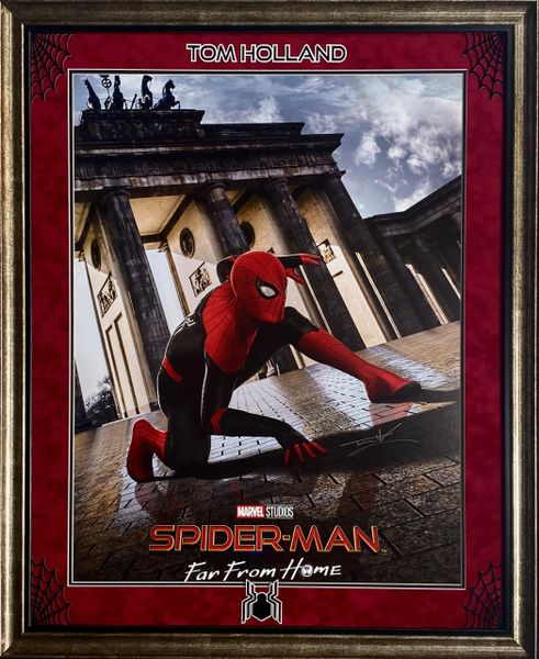 TOM HOLLAND SIGNED SPIDERMAN POSTER