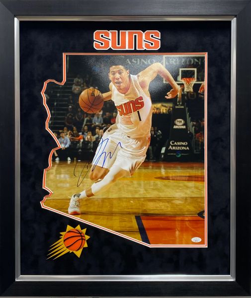 PHOENIX SUNS DEVON BOOKER SIGNED 16"x20"