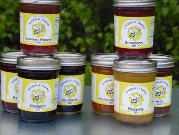 Honey sweetened Jams