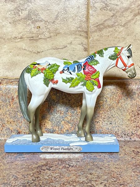 THE TRAIL OF THE PAINTED PONIES WINTER FEATHERS FIGURINE 6007463