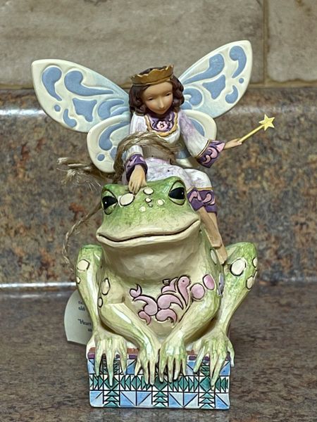 Jim Shore Heartwood Creek Fairy Princess with Frog 4014980