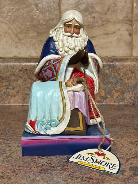 Jim Shore Heartwood Creek Santa-Angel Scene 4040897