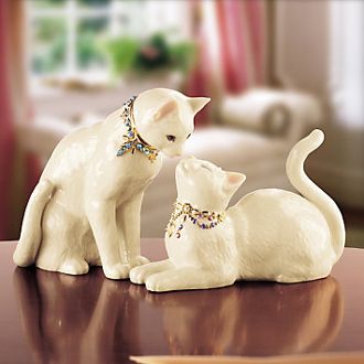Lenox Collections Awake To A Kiss Loving Cats Sculpture 096215A