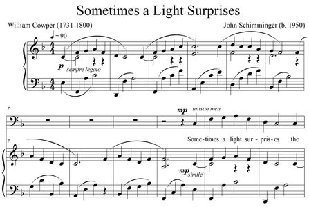 John Schimminger Music -  free sheet music for TTBB, TBB, SSB and  SATB choirs, and other community 