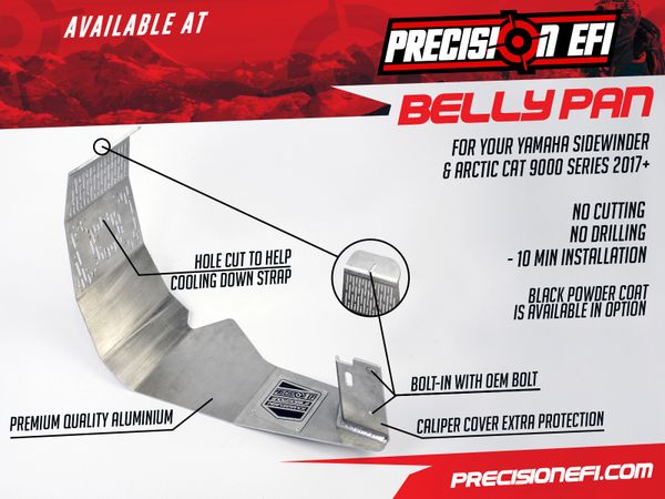 ALUMINIUM BELLY GUARD - 900T / 900R / Mach Z – Precision EFI