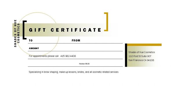 Gift Certificate