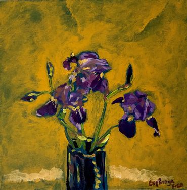 #ArtistSupportPledge_us
Purple Irises
Purple and Yellows