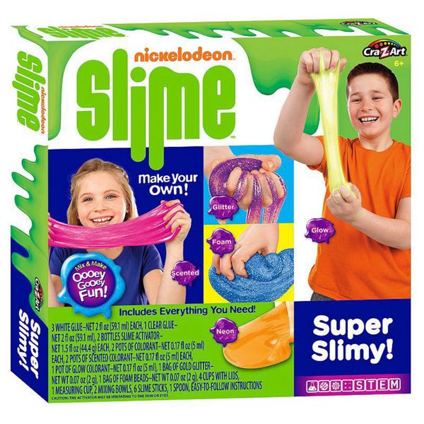 Cra Z Art Cra Z Slime Nickleodeon Make Your Own Super Slimy Slime Kit