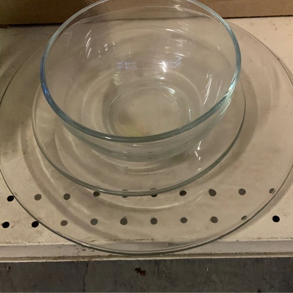 Mainstays 12Piece Round Clear Glass Dinnerware Set