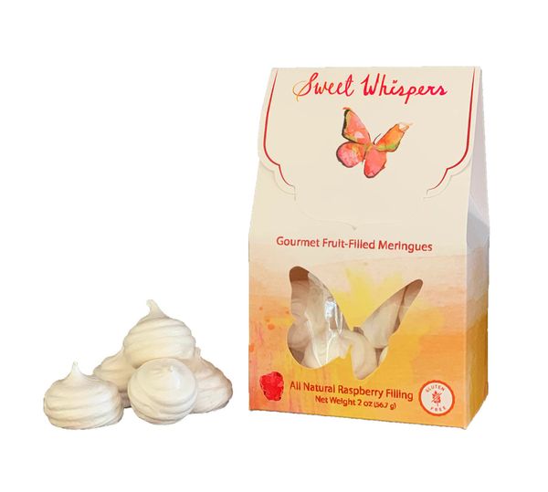 Sweet Whispers Meringues with Raspberry Filling