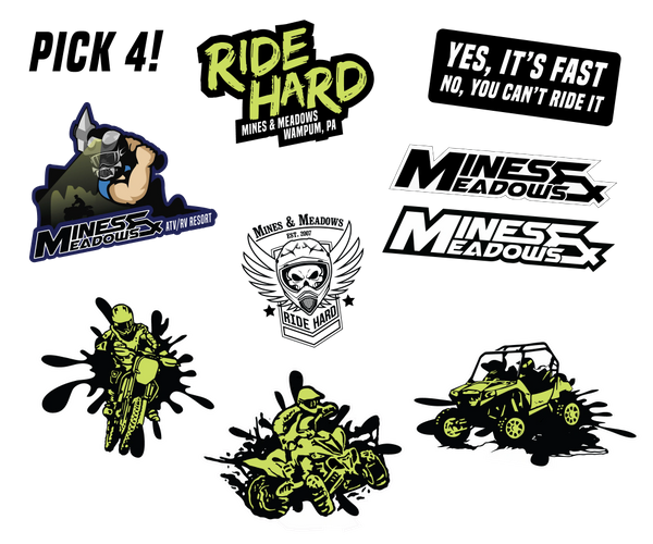 Mines & Meadows Sticker Pack-Pick 4