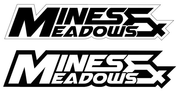 M&M Logo Sticker  Mines and Meadows ATV and RV Resort