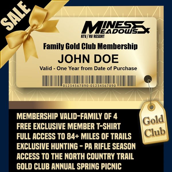 Family Gold Annual Membership SUMMER SALE