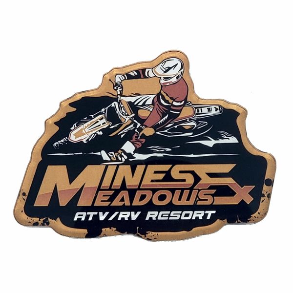 M&M Dirt Bike Souvenir Magnet