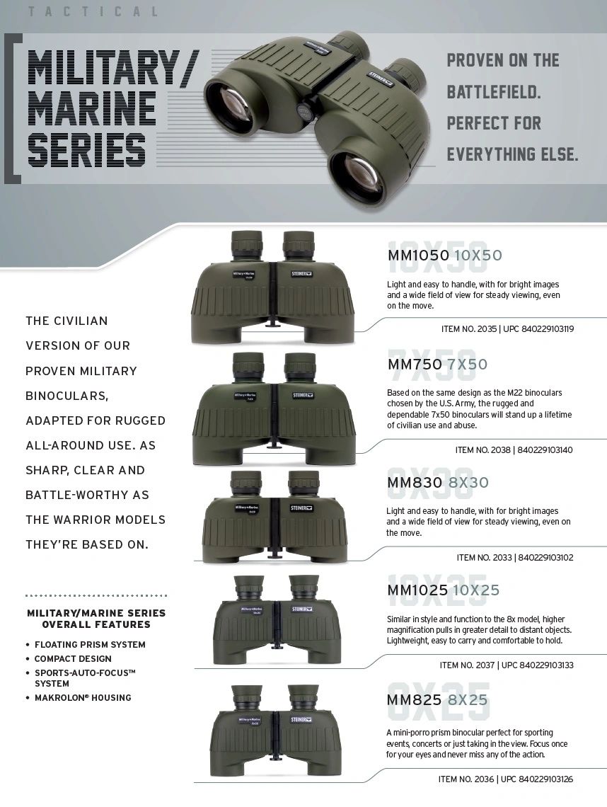 Military store marine binoculars