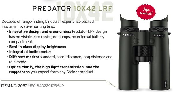 Steiner store predator 10x26