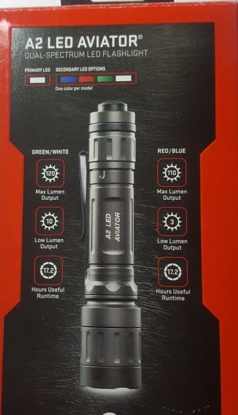 高速配送 SUREFIRE A2 AVIATOR RED （SUREFIRE A2-HA-RD AVIATOR LED 個人装備