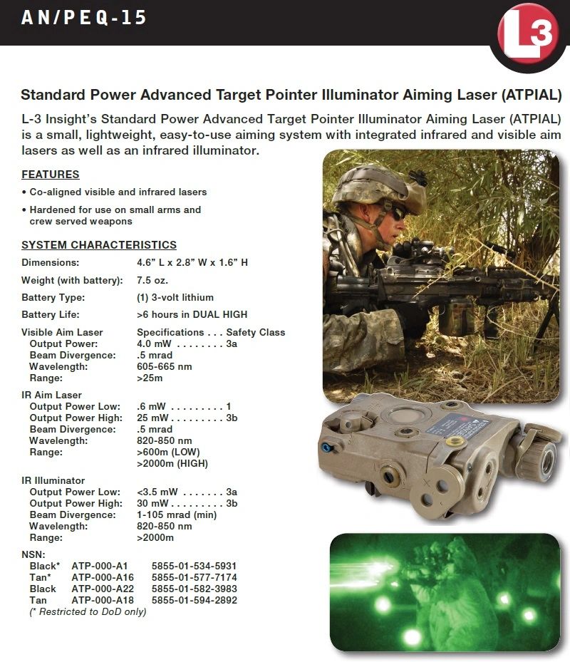 L3Harris ATPIAL-C Class1/3R IR Laser – Tactical Night Vision Company