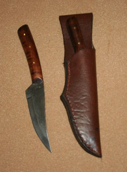 Medium Frontier Skinner w/Leather Belt Sheath