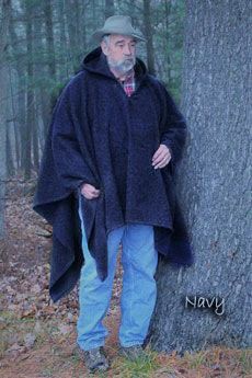 Poncho Black (Blanket Weight)