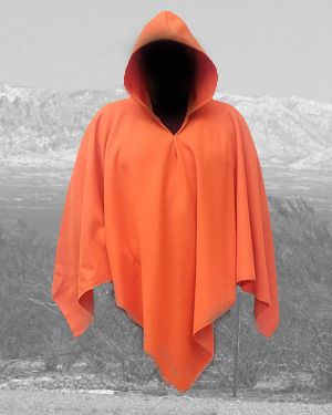 Orange Poncho 60x60