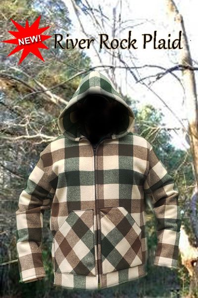 Full-Zip Pathfinder River Rock Plaid