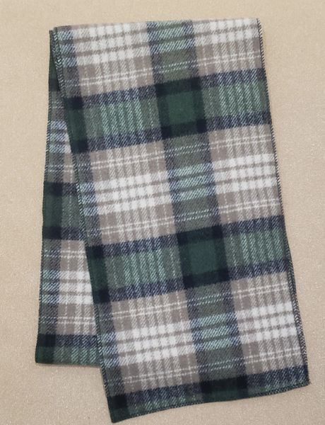 Wool Scarf Even Stand Green Extra Heavy Weight