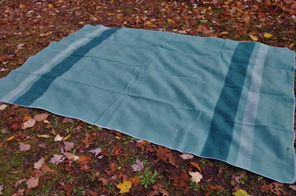 Wool Blanket Sage Green