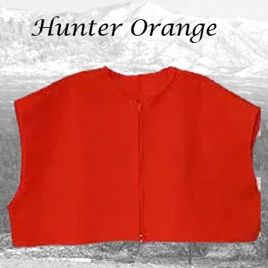 Mackinaw Cape Hunter Orange With Zipper