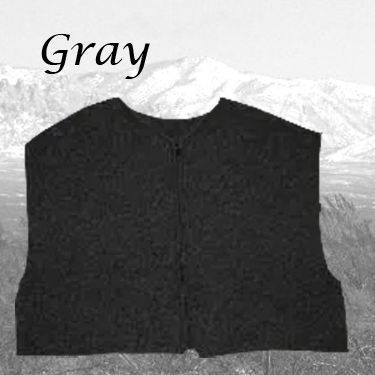 Mackinaw Wool Cape Grey