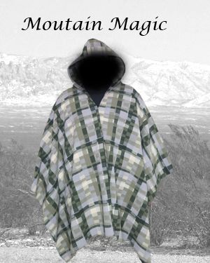 Wool Poncho Mountain Magic