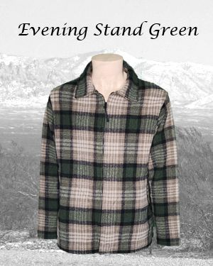 Jacket w/Collar Evening Stand Green