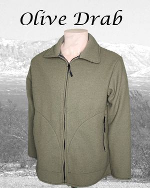 Jacket w/Collar Olive Drab
