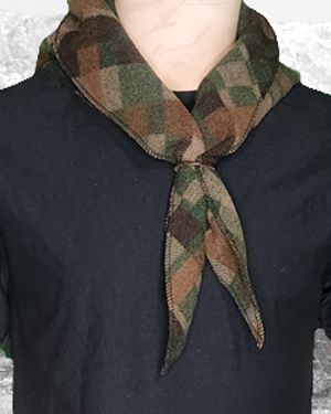 Wool Bandana W/Slide Woodland Magic