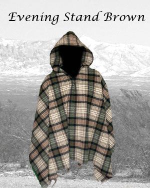 Poncho Evening Stand Brown