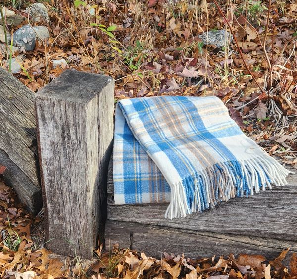 Autumn Frost Wool Blanket