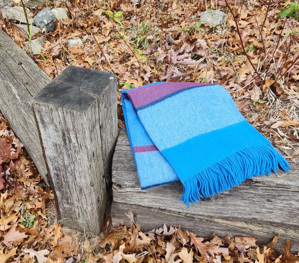 Northern Light Wool Blanket Throw