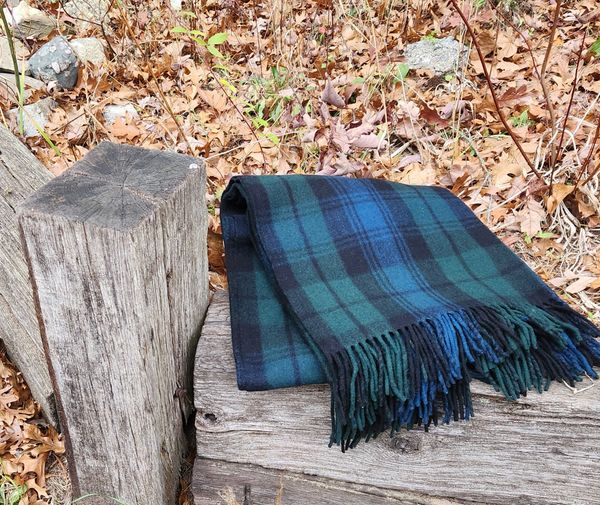 Black Watch Wool Blanket Throw