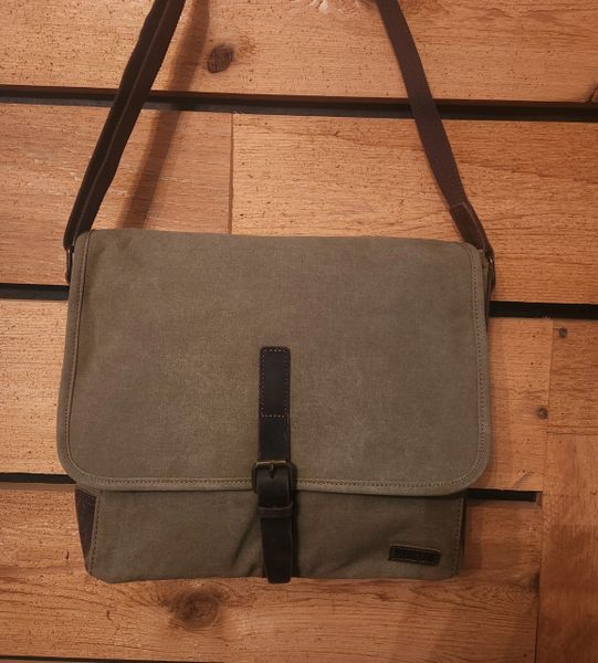 Olive Green Heavy Canvas Haversack