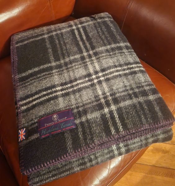 Wool Tartan Blanket 01