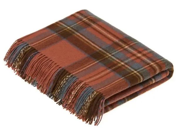 Tartain Plaid Blanket Antique Royal Stewart