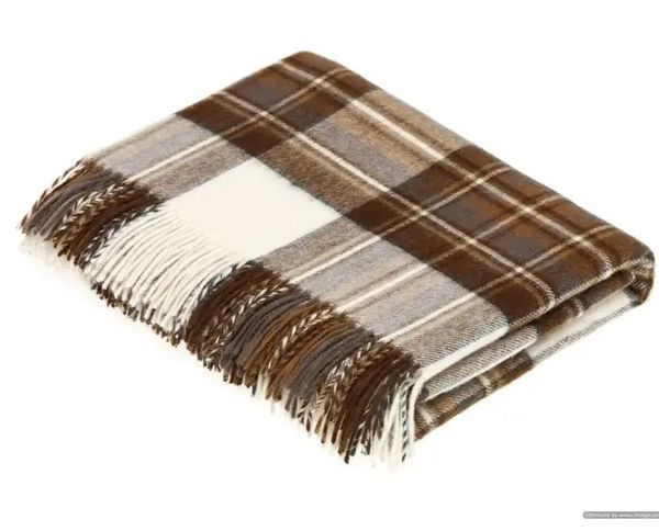 Tartain Plaid Blanket Natural Dress Stewart